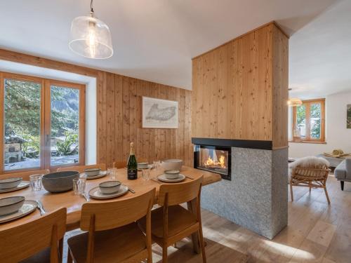 Spacieux appartement 8 pers. avec cheminée à Argentière