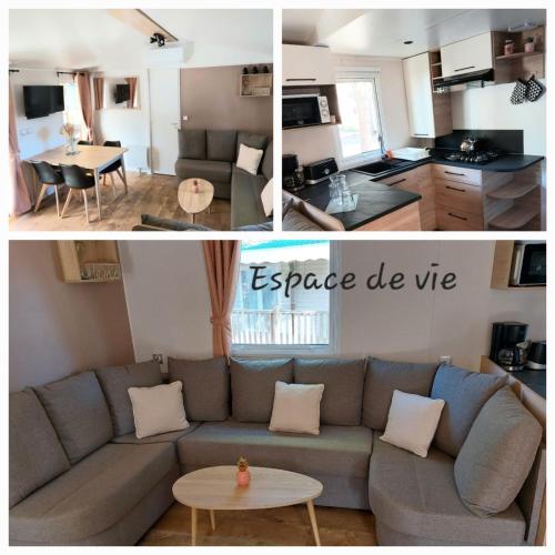 Mobil-home spacieux de 3 chambres
