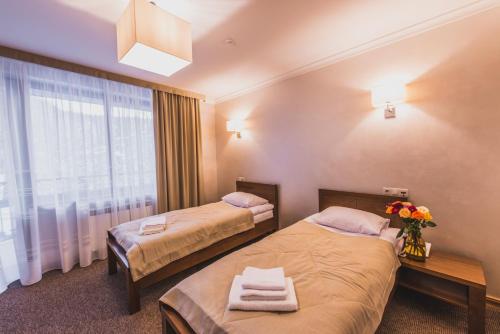Postel nebo postele na pokoji v ubytování Davir Spa Resort
