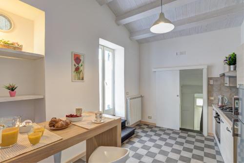 Kuchyň nebo kuchyňský kout v ubytování B&B Vico Manenti