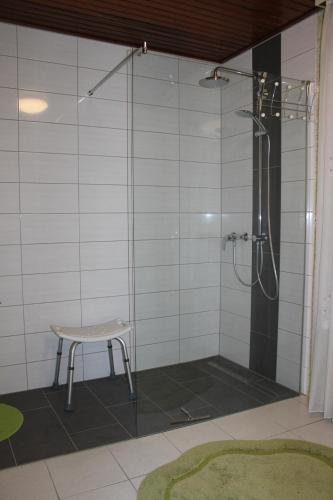 Et badeværelse på Fewo An der Mühlenbachaue