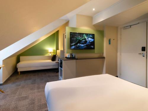 Chambre POP avec 1 Lit Double et 1 Lit Simple