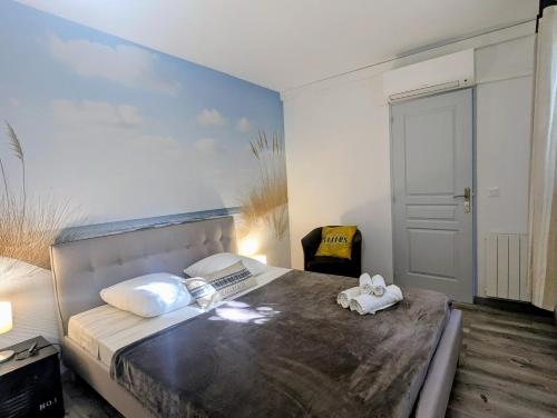 A Saint Aygulf, calme avec jardin privatif près de la mer