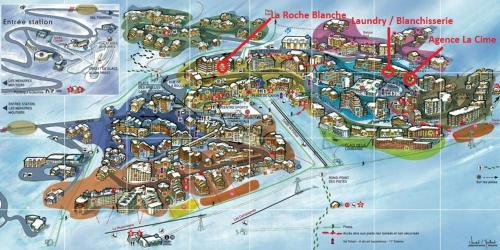 Résidence Roche Blanche - VAL THORENS location: studio pour 2 personnes dans le centre (résidence roche blanche) MAE-9114
