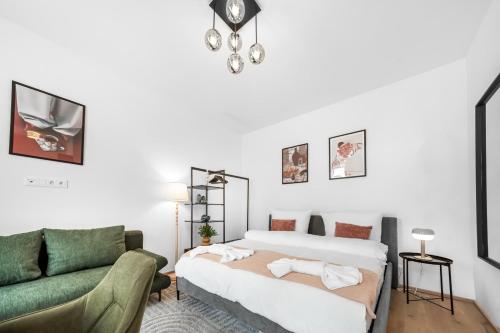 Premium Apartments, 10min to the city center, kitchen, no Elevator