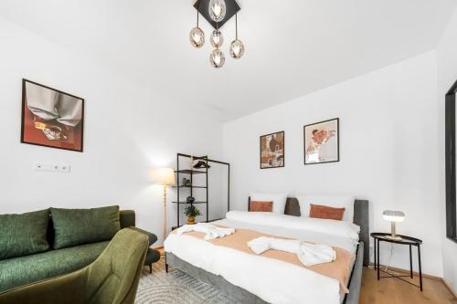 Premium Apartments, 10min to the city center, kitchen, no Elevator