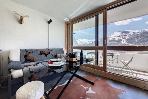 Résidence Combes - Appartement moderne · Départ et retour skis aux pieds · Balcon MAE-1074