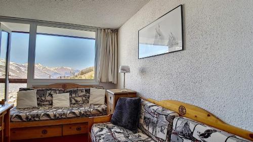 Résidence Boedette A - Appartement duplex · Départ et retour skis aux pieds · Balcon vue montagne MAE-2244