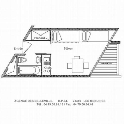 Résidence Grande Masse - Studio lumineux · Accès direct aux pistes · Balcon MAE-2744