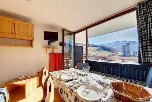 Résidence Chaviere - Studio lumineux · Départ et retour ski aux pieds · Balcon vue sur pistes MAE-3534