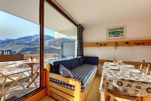 Résidence Chaviere - Studio lumineux · Départ et retour ski aux pieds · Balcon vue sur pistes MAE-3534