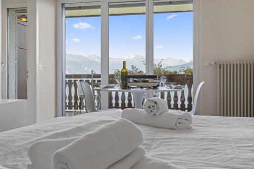 Charmant studio avec superbe vue et balcon