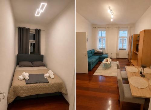 Vienna Apartment near U-Bahn up to 4 Guests 2,5 km to Center Bed Sofa Bed Wi-Fi