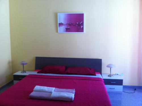 Ένα ή περισσότερα κρεβάτια σε δωμάτιο στο Triglav Studio Apartments
