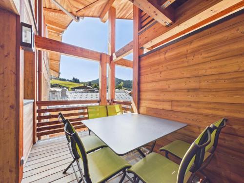 Appartement de Standing 6 Pers. - Résidence Neuve Centre des Gets với Garage et Balcon