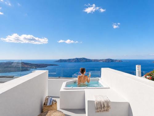 S for Santorini Unique Suites- Volcano, Sunset & Caldera View!