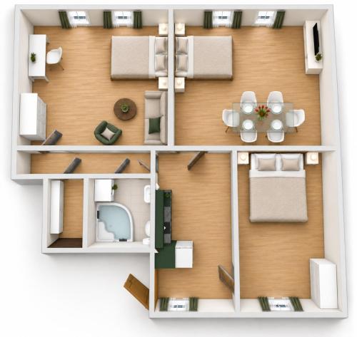 Large Comfortable Apartment I 15 Minutes to City Center