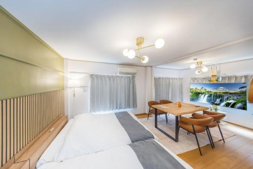 1 min on foot from Keisei Hikifune Station, Skytree area, max 4 ppl, 2 double beds