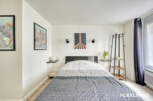 Beautiful and bright elegant Parisian 1-bedroom apartment