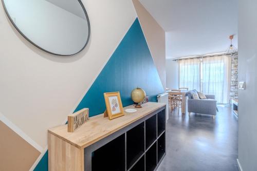 Vue Garonne Balcon Parking privé T2 lumineux