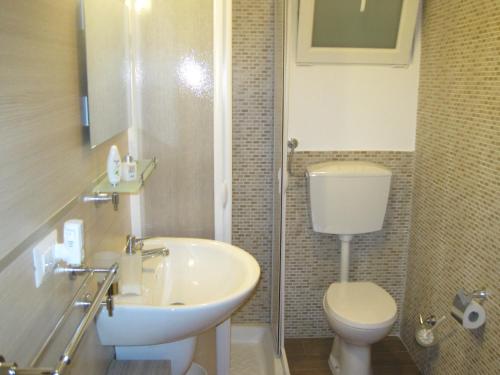 Koupelna v ubytování Santos B&B