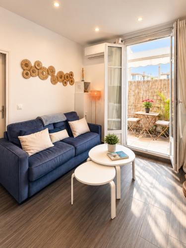 Studio Cocooning avec terrasse au calme Quartier Les Musiciens Mer à 7 minutes à pieds