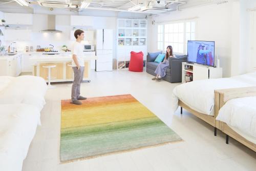 Family-Friendly Home Near Shibuya Free Parking Studio at Bene!