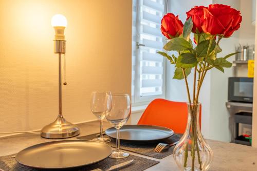 La Cerise - Strasbourg Centre - Cozy Studio - Wifi & TV