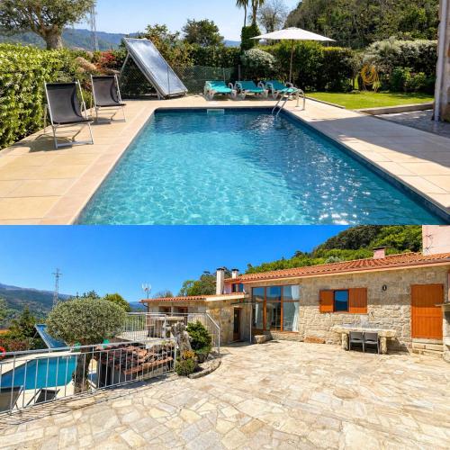 Casa da Lage - T1 - Lareira - AC - Vistas lago - Piscina privada sazonal - "Gerês"
