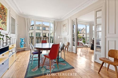 Haussmannian 3BDR Apartment with Balcony