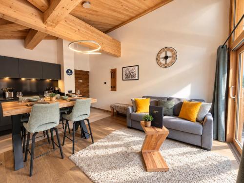 Bel appartement 4 personnes, centre des Gets, moderne et cosy