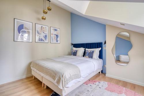 3 bedroom apartment at Commerce Paris 15 with AC for 6 Pers
