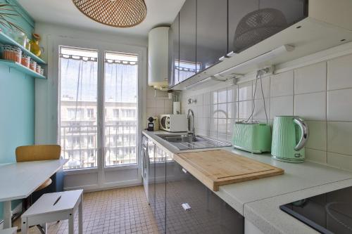 Apartment in the sky of Paris