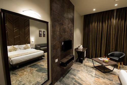 Cama o camas de una habitación en Enrise By Sayaji Ahmednagar
