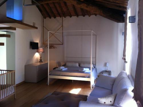 Voodi või voodid majutusasutuse Tuscany Meanders toas