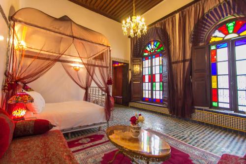 Zona de estar de Riad Lalla Zoubida
