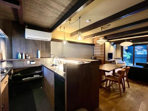Your home in a renewed teahouse, on Kyoto central island