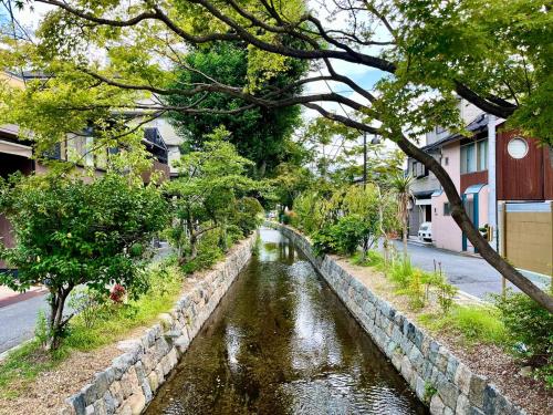 Your home in a renewed teahouse, on Kyoto central island