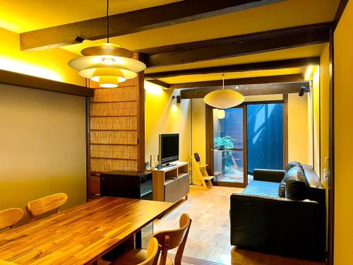 Your home in a renewed teahouse, on Kyoto central island