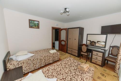 Ένα ή περισσότερα κρεβάτια σε δωμάτιο στο Apartments Sonce