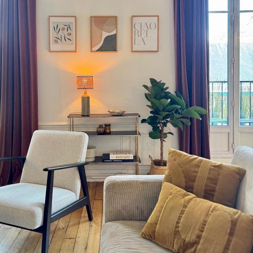 Spacious Apartment Louvre AC 3 Bedrooms