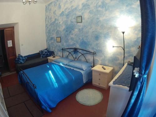 Postel nebo postele na pokoji v ubytování Eco B&B I Due Oleandri