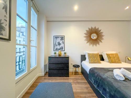 UrbanFlat 209 - Bright Air-Conditioned Studio for 3 - Heart of Paris
