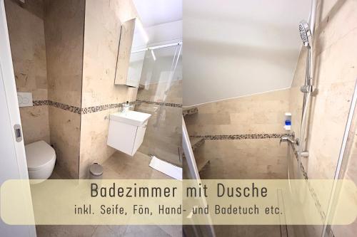 Dachwohnung im Zentrum mit eigener Küche & Bad