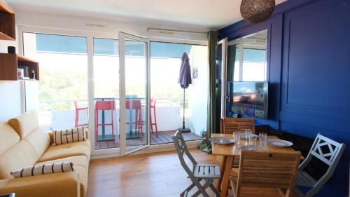 Arcachon Centre, Studio cabine vue mer accès plage