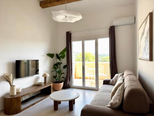 Charmant duplex avec vue dégagée et aperçu mer
