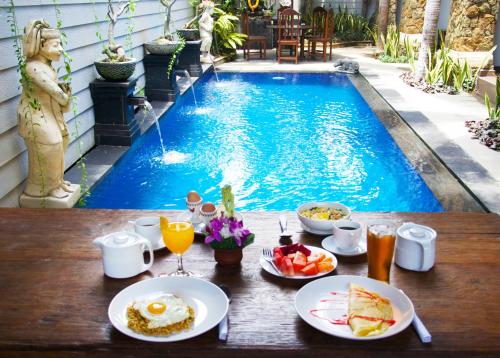 Mad på pensionatet eller i nærheden