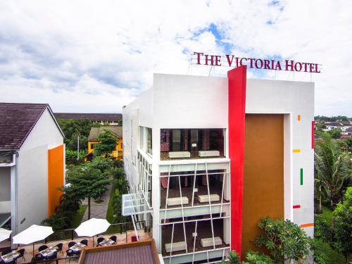a hotel with a view of the viceroy hotel at The Victoria Hotel Yogyakarta in Yogyakarta