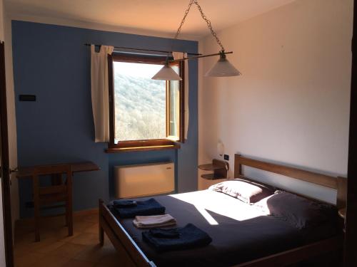 Ένα ή περισσότερα κρεβάτια σε δωμάτιο στο La Nuvola sul Mare