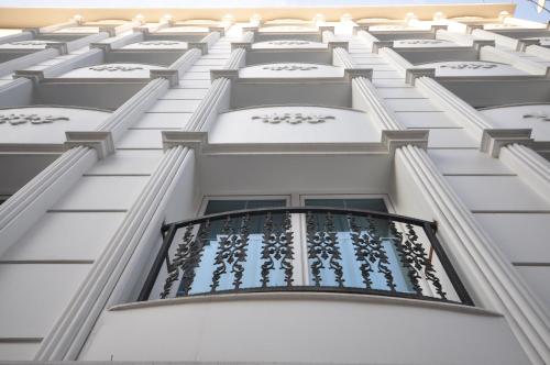 a building with a window on the side of it at Double Comfort Hotel in Ankara